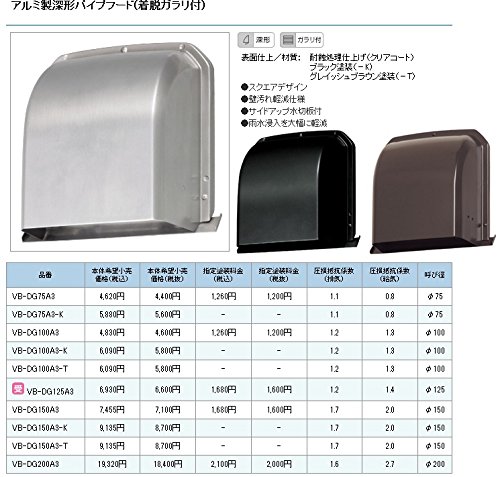 Amazon.co.jp: パナソニック ベンテック VB-DG100A3 アルミ製 深形
